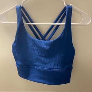 Lululemon Energy Longline Bra Ribbed Luxtreme 
Medium Support, B–D Cups size 6